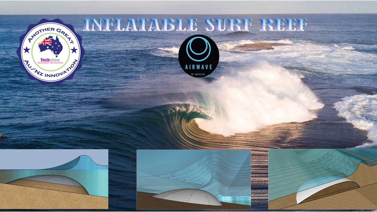Airwave - World's First Inflatable Surf Reef - Airwave