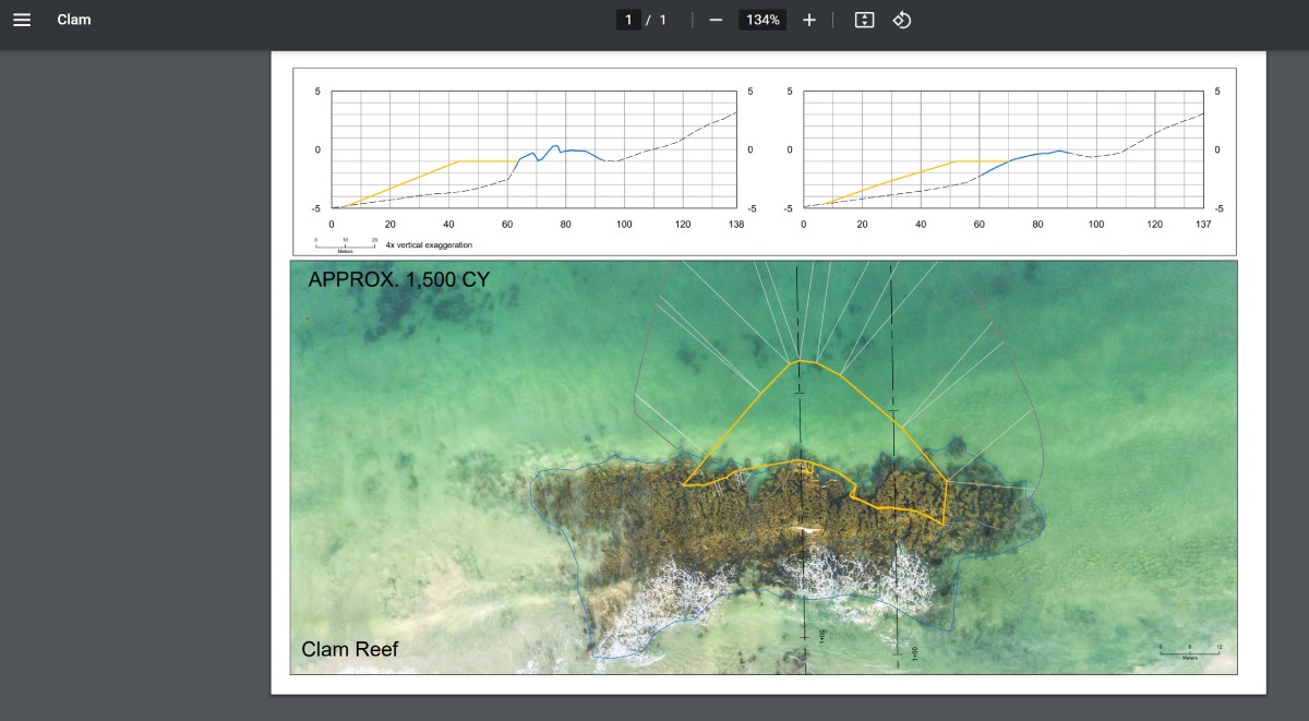intergral design clam new reef outline
